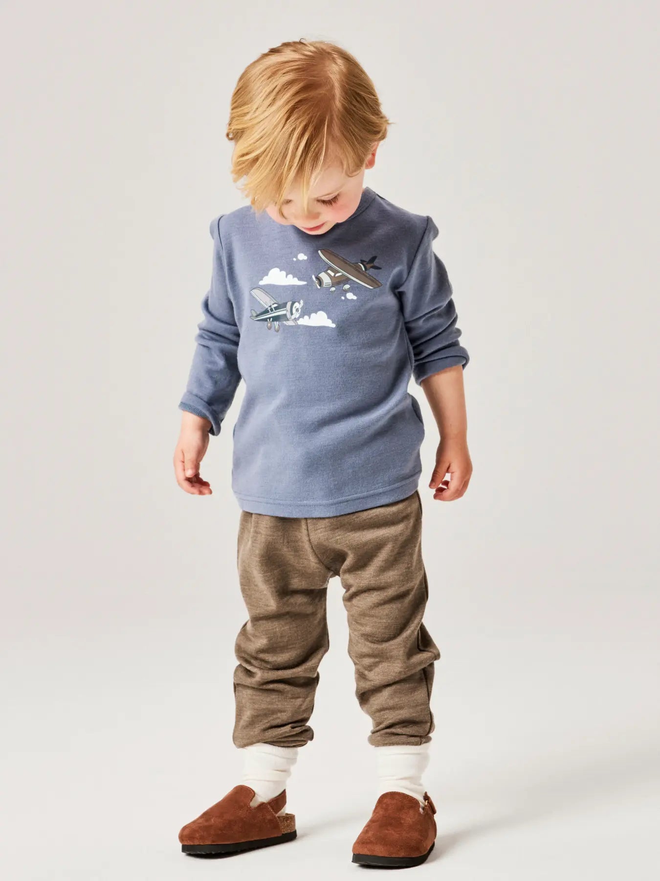 Name it - Ulltrøye «WILLITUS» Mini Folkstone Gray Fly