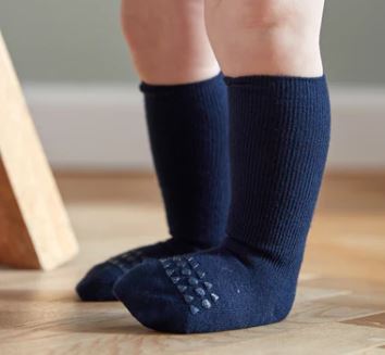 Go Baby Go krabbesokker i bambus mørkeblå – Småungene