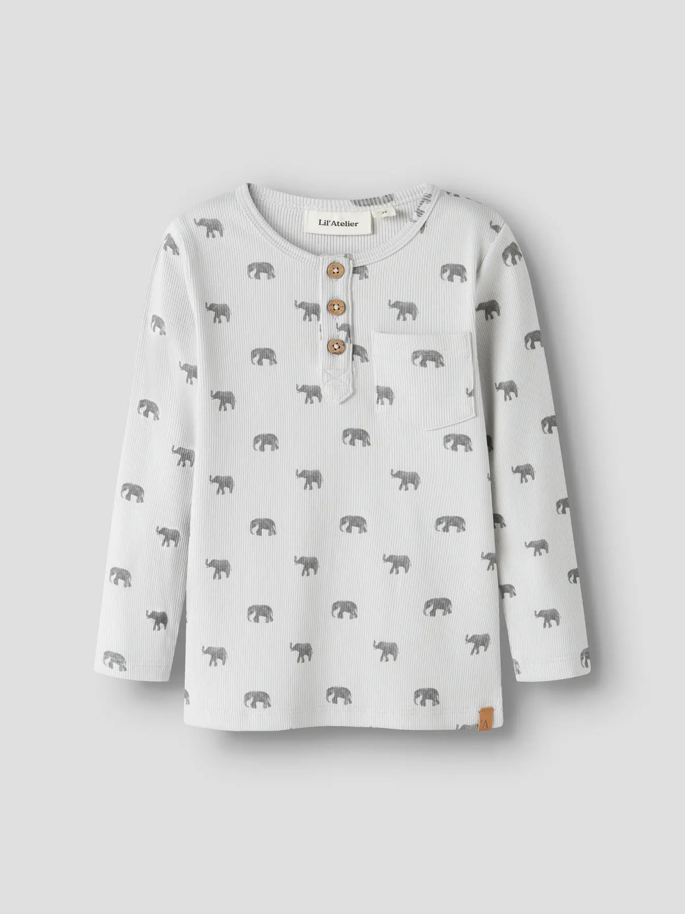 Lil`Atelier Trøye LAVO Glacier Gray Elephant