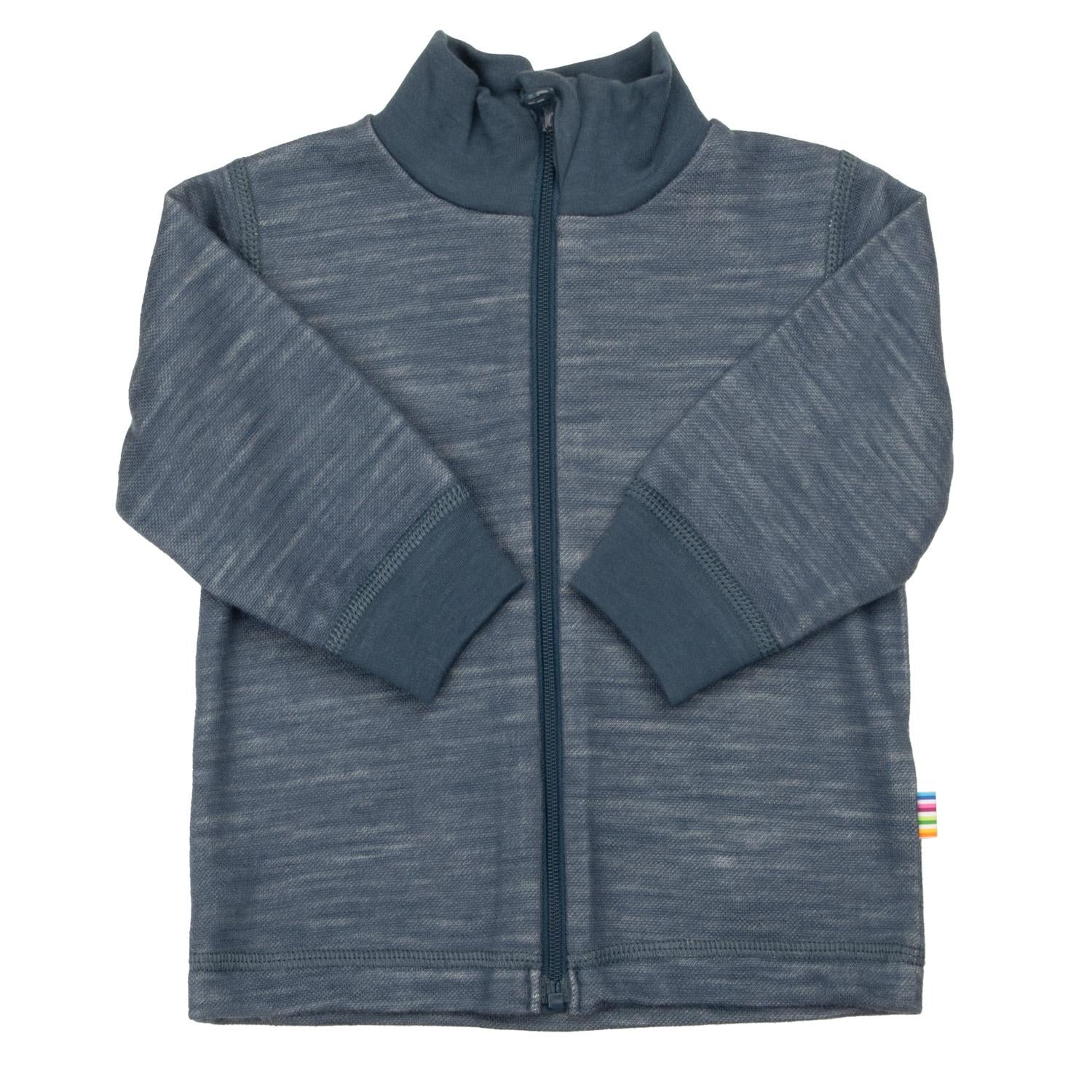 Joha - Ulljakke m. bambus innerst "Propeller" Blue