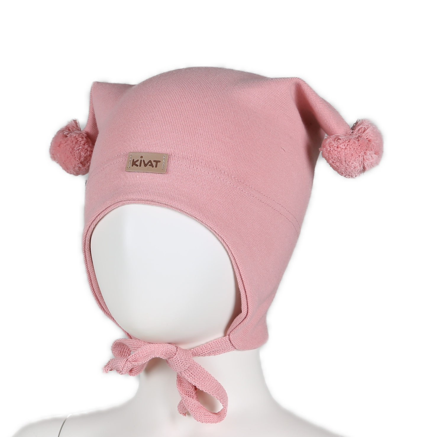 Kivat - Lue med dusker i bomull KIVAT Vintage Rosa