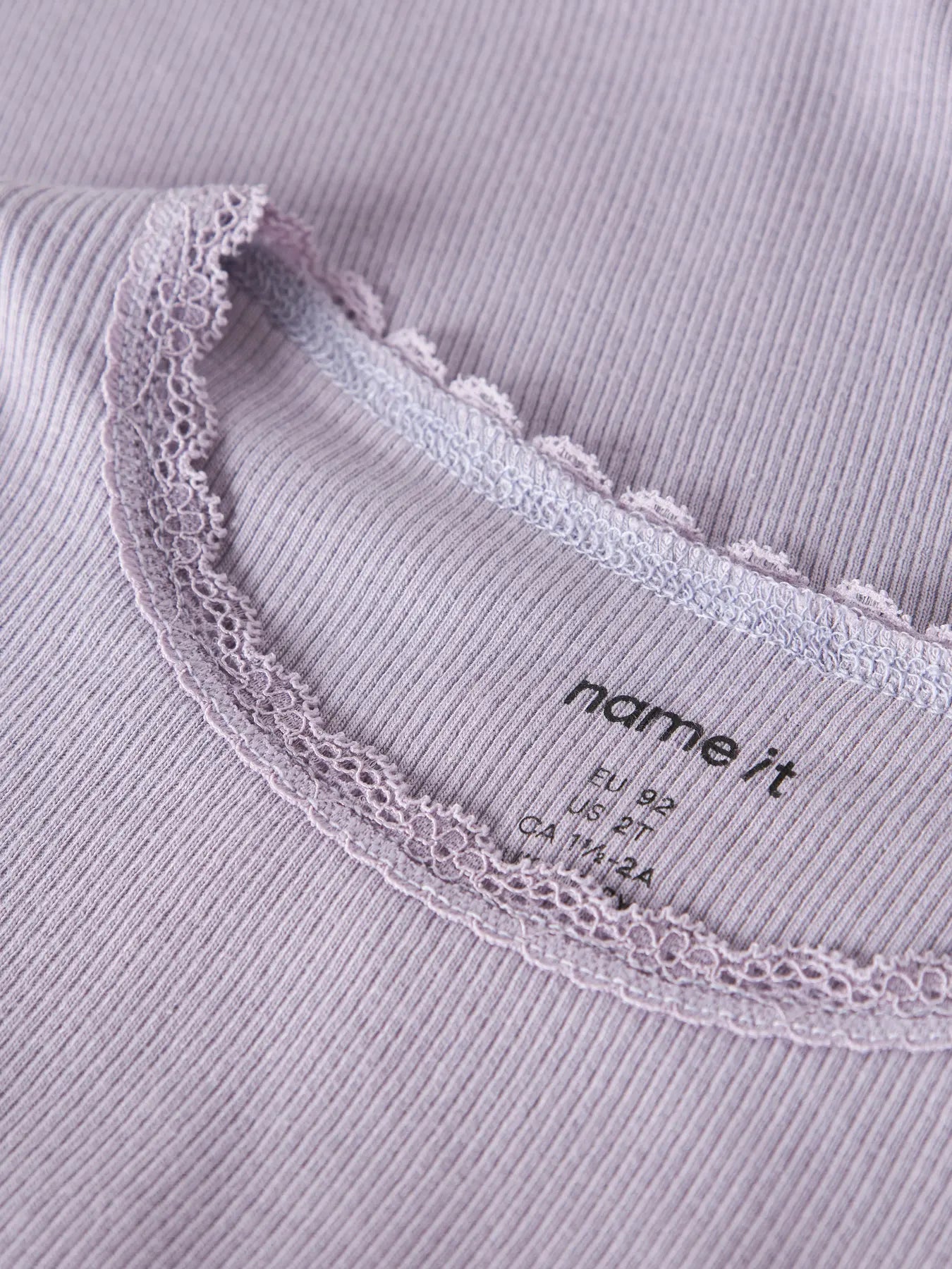 Name it - Trøye KAB Mini Lavender Gray
