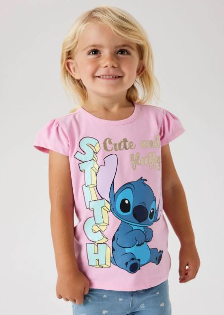 Name it - T-skjorte "Stitch" Pink Frosting