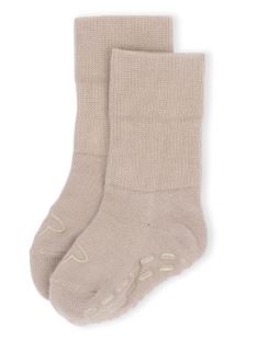 Lillelam - Antiskli ullsokker Beige