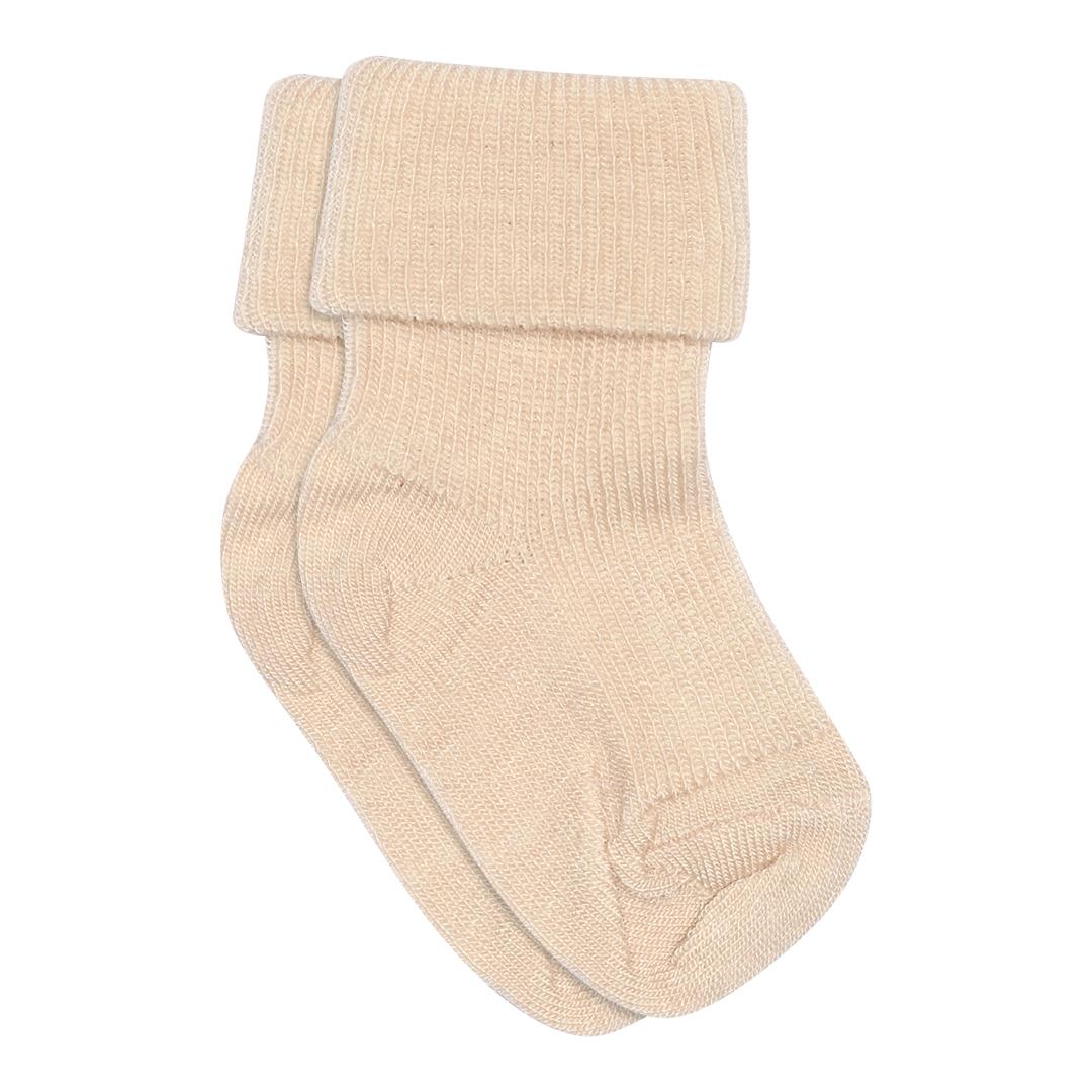 MP - Babysokker i ull/silke "Gro"Rose Dust