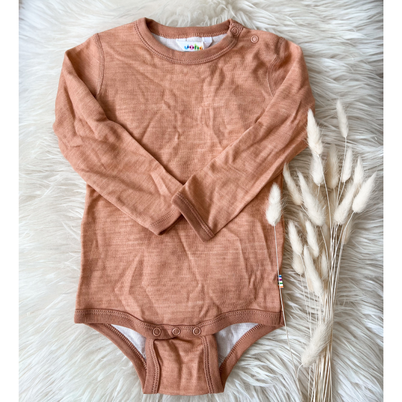 Joha - Body i ull/bambus "Farm" Peach