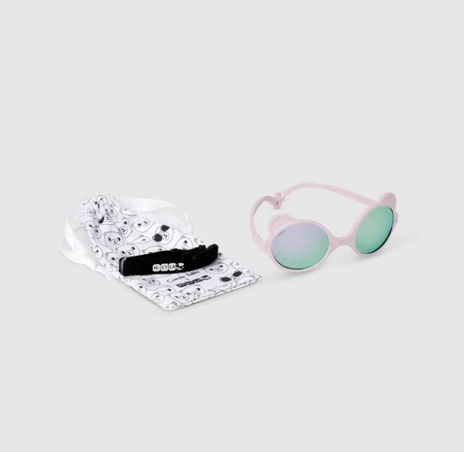 Kietla - Solbriller til barn uknekkelige "OURSON" Light Pink