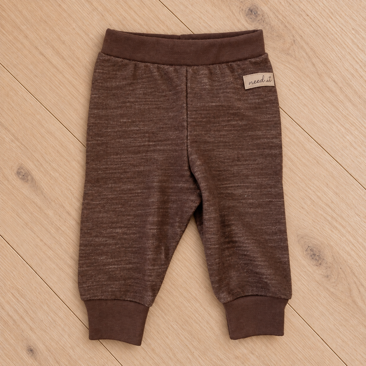 Need it leggings i ull/bambus Digg, Brun