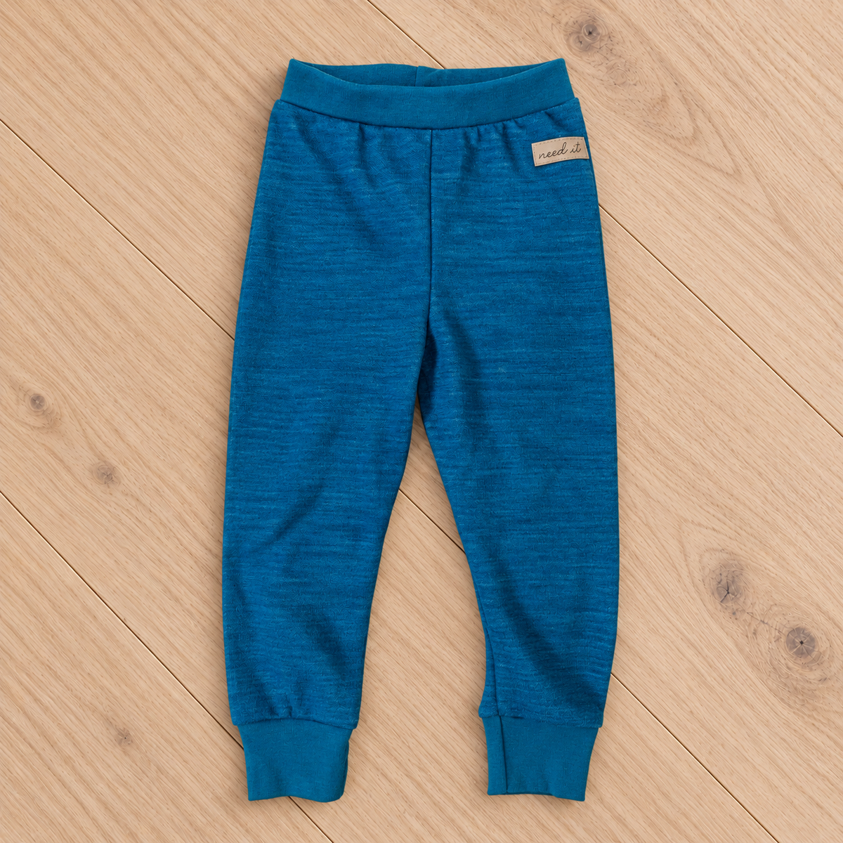 Need it leggings i ull/bambus Digg, Klar Blå