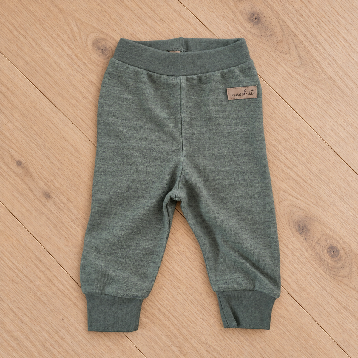 Need it leggings i ull/bambus Digg, Skjønn Grønn