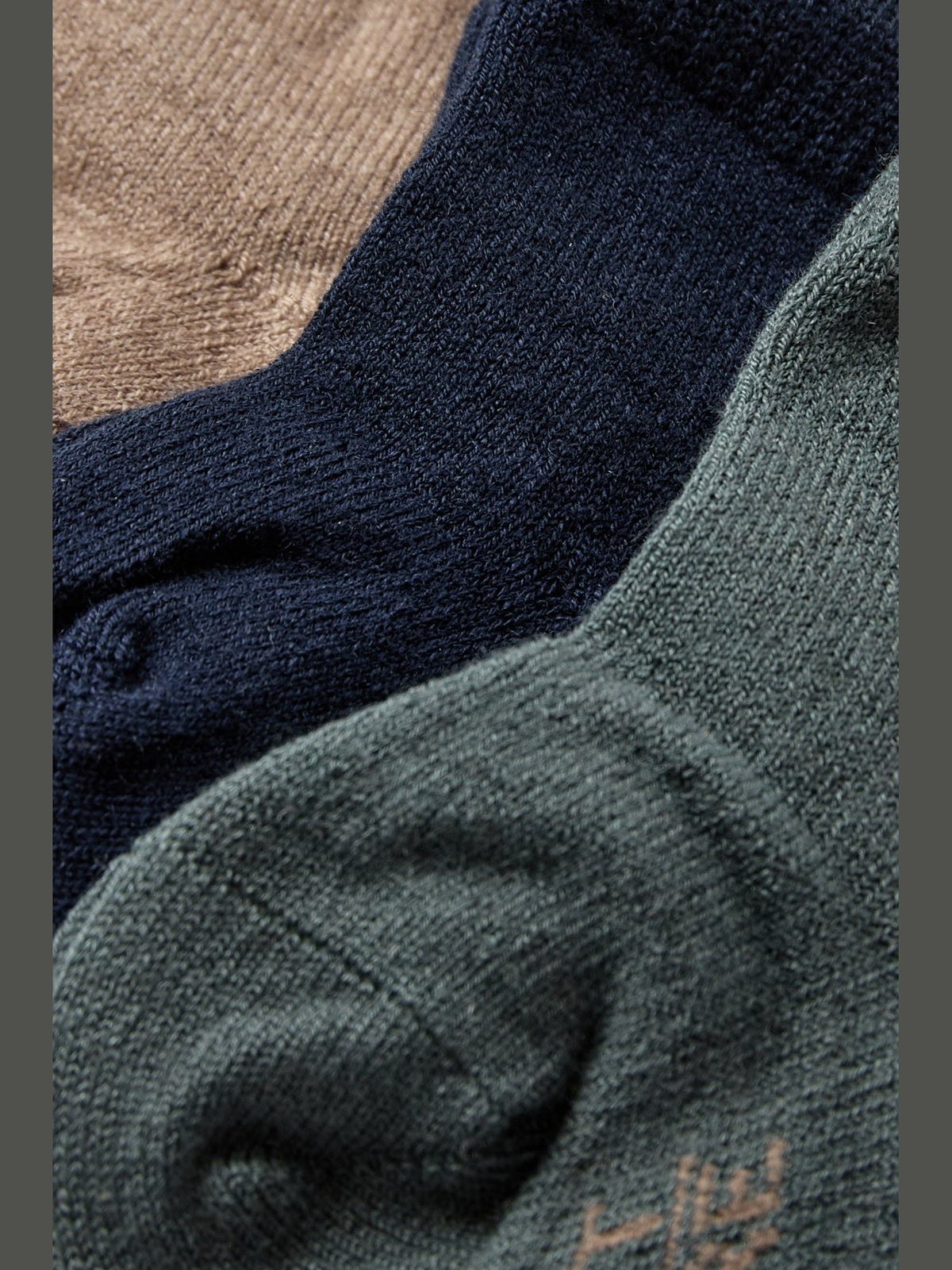 Hust and Claire 3pk sokker ull bambus Blues - detalj 2