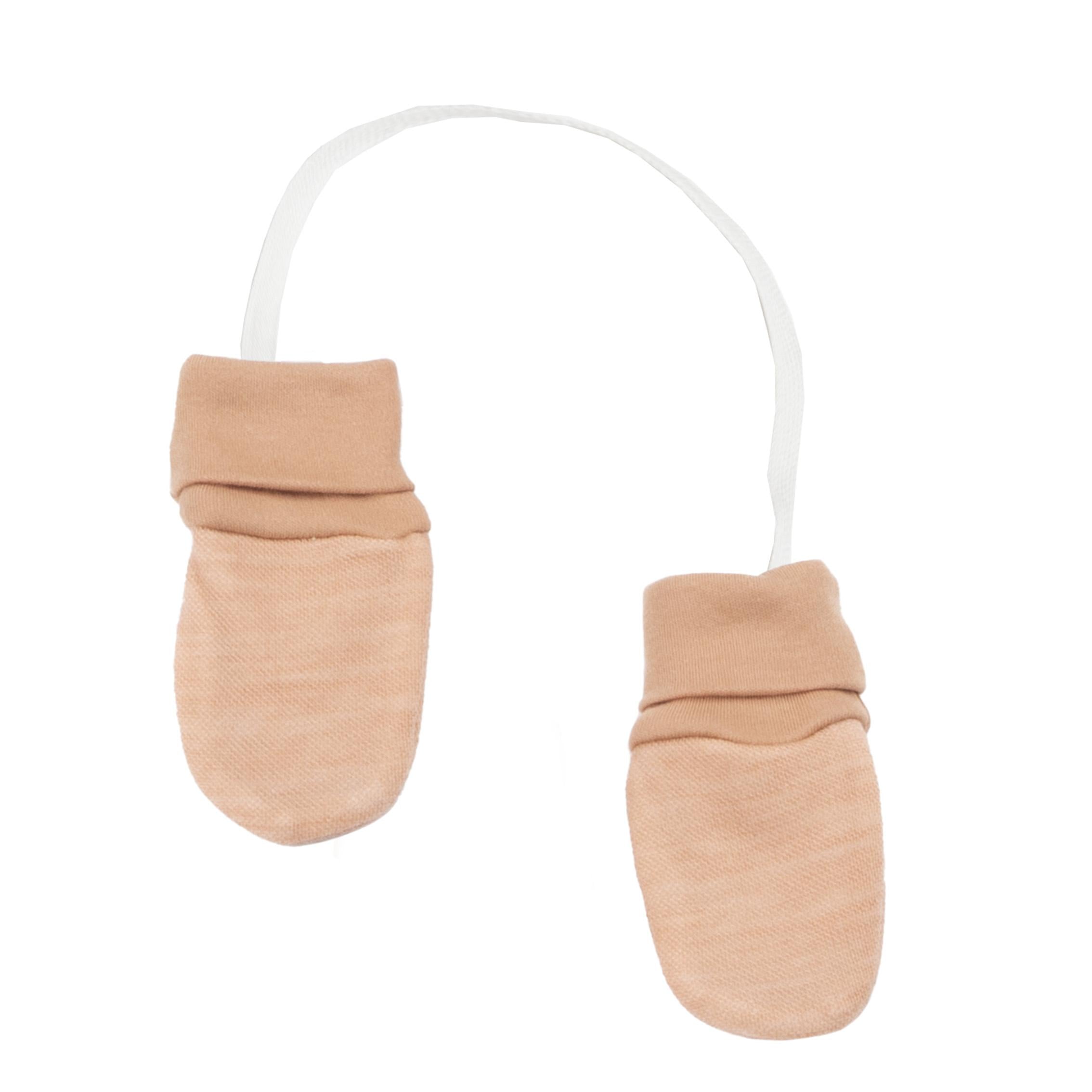 Joha - Babyvotter uten tommel i ull/bambus "Farm" Peach