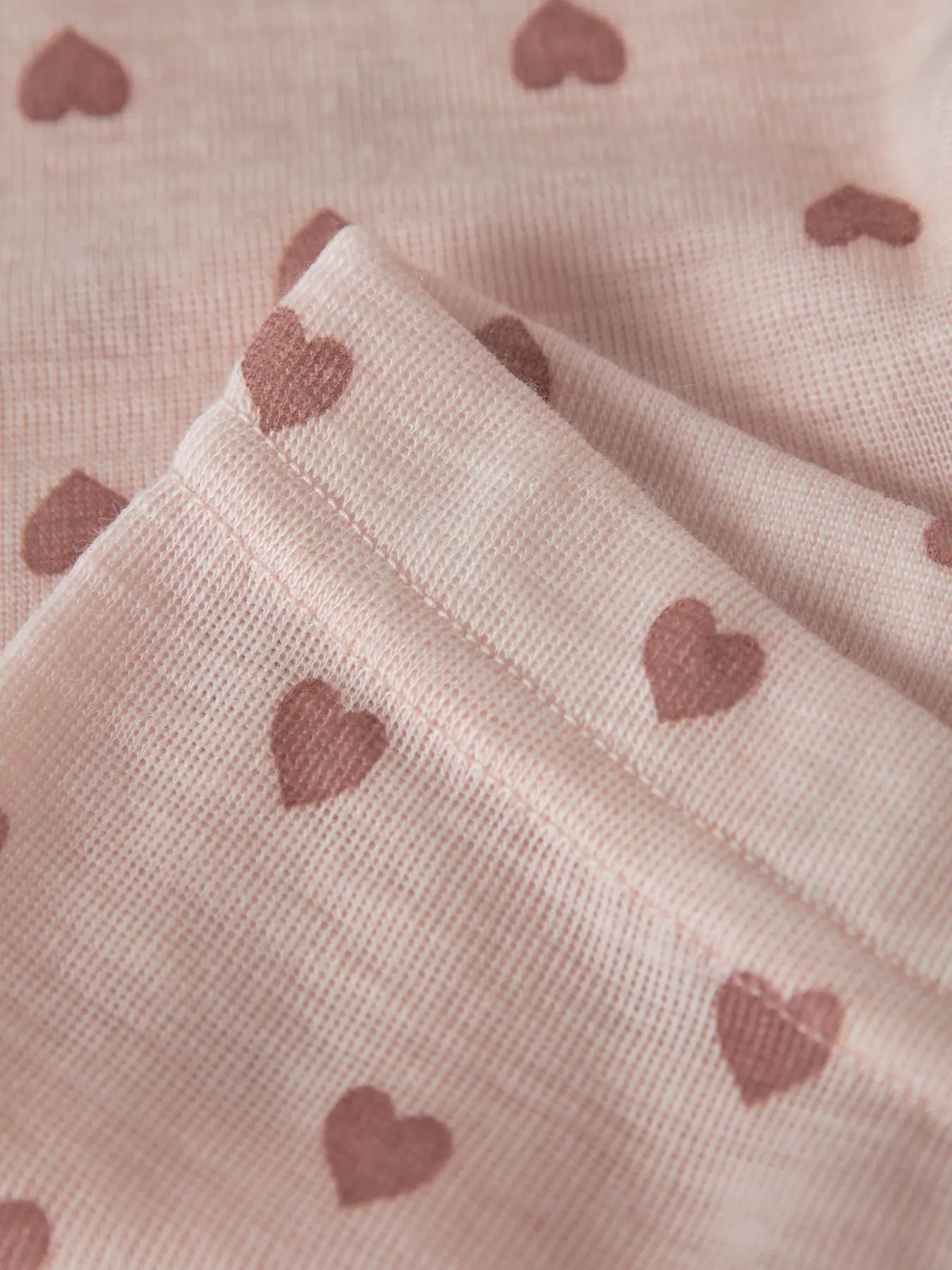 Lil`Atelier - Ulleggings "Noel" Baby Morganite Hearts