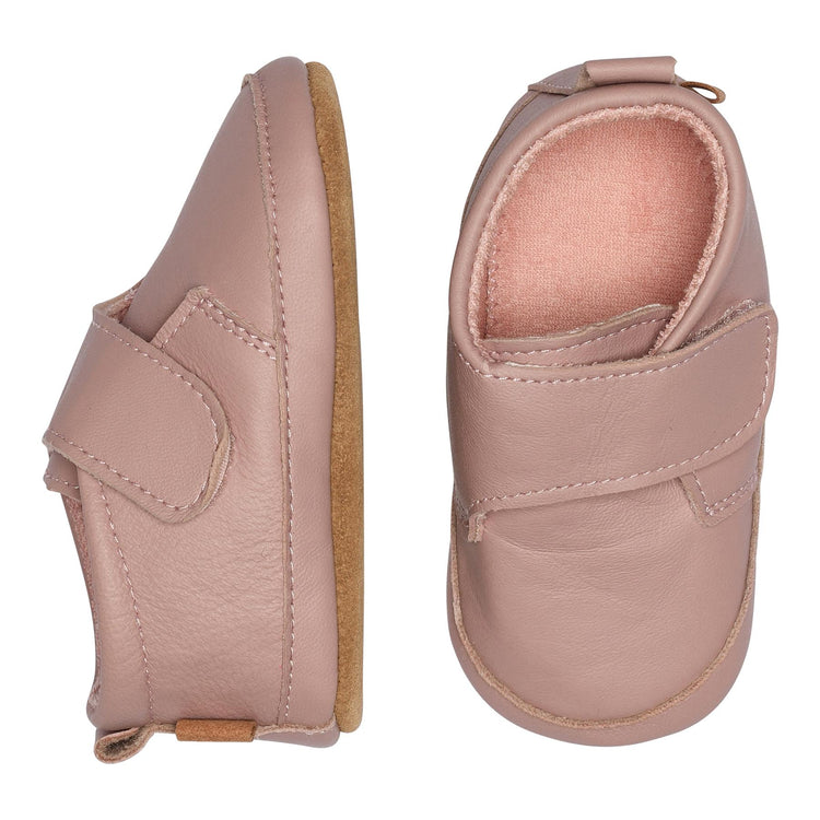 Melton - Tøfler i skinn "Velcro" Alt Rosa