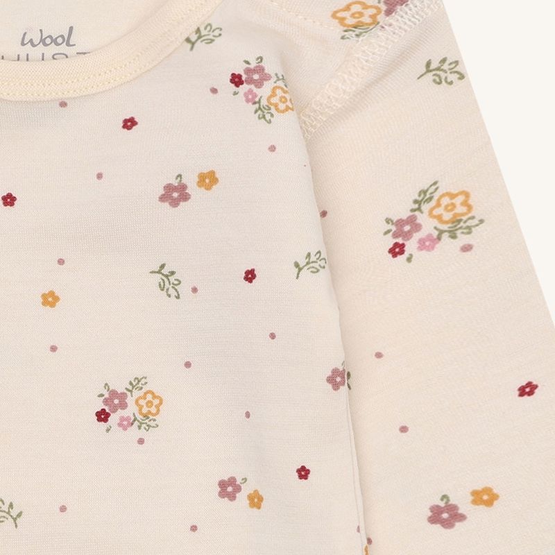 Hust and Claire - Ullbody Bo Flora Off White