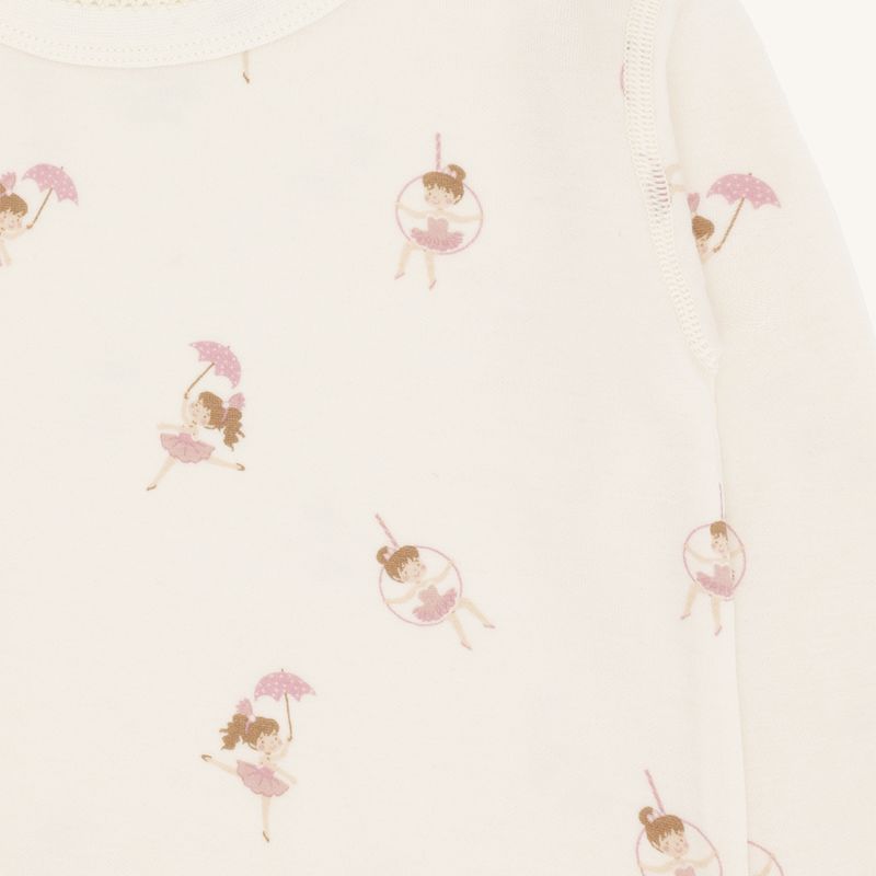 Hust and Claire - Ulltrøye m. bambus innerst Abba Line dancer Off White