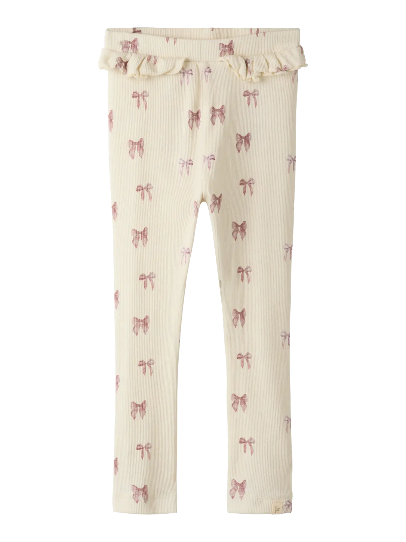 Lil`Atelier - Leggings m. rysjer GAVO Turtledove Bow