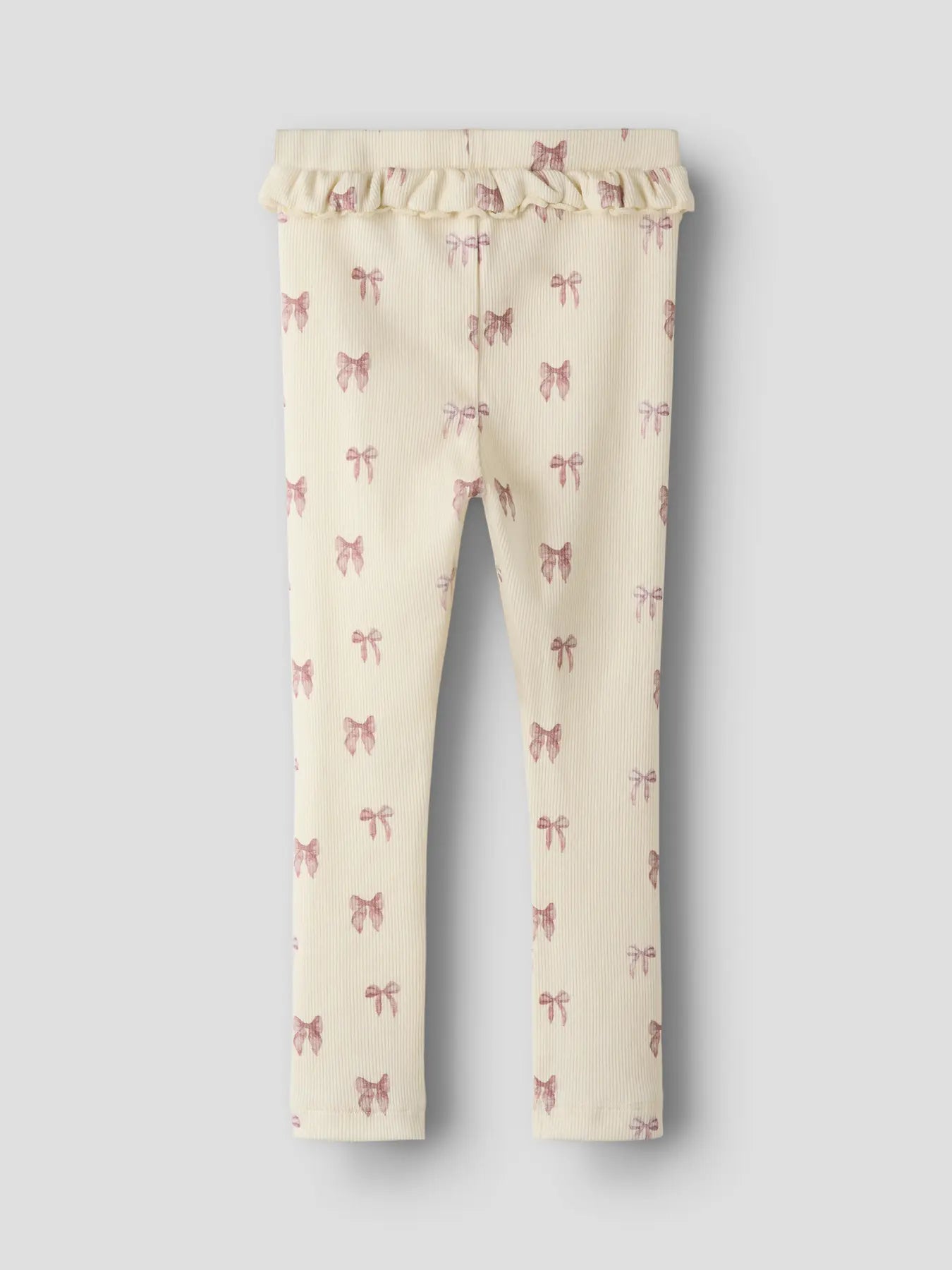 Lil`Atelier - Leggings m. rysjer GAVO Turtledove Bow
